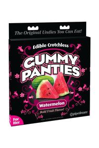 Thumbnail for Pipedream - Edible Crotchless Gummy Panties - Watermelon - Stag Shop