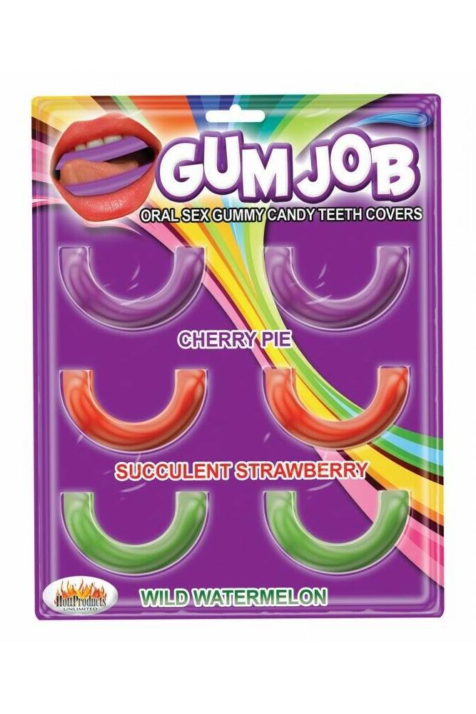 Hott Products - Gum Job - BJ Gummy Teeth Covers - 6 PC - Assorted - Stag Shop