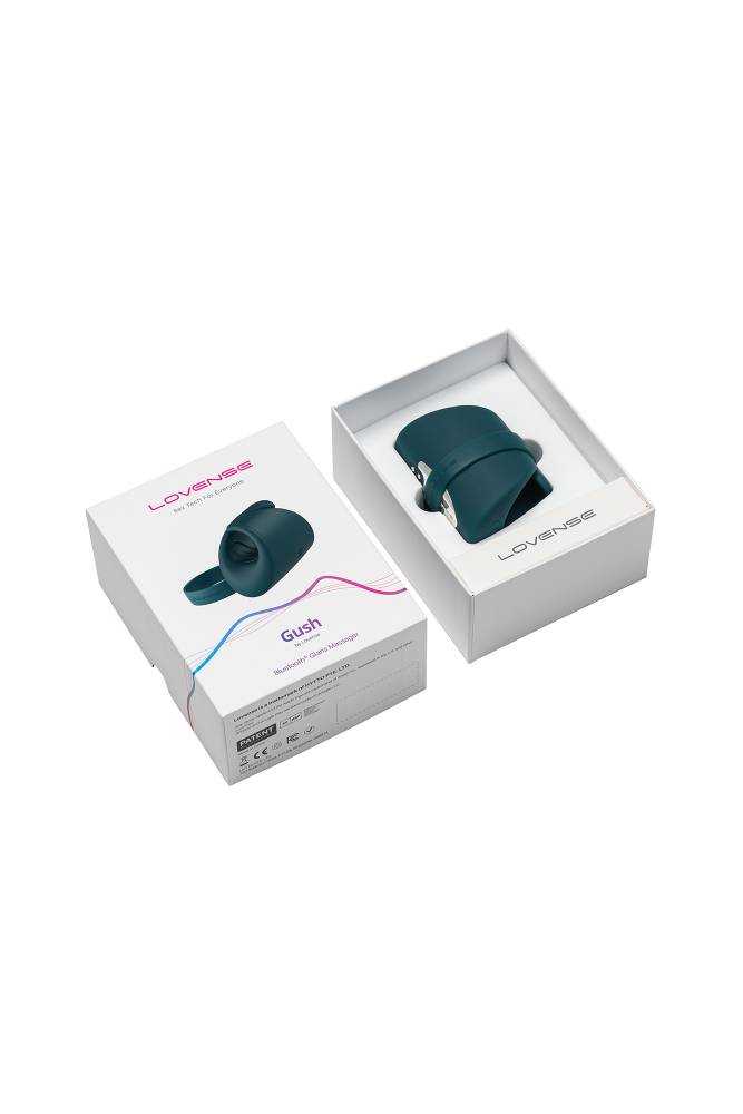 Lovense - Gush Glans Massager - Teal - Stag Shop