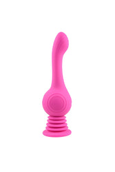 Evolved - Gyro Vibe with Suction Cup Base - Pink - Stag Shop