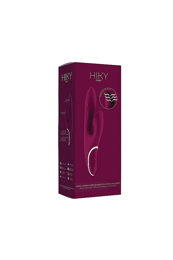 Shots - Hiky 2 Rabbit Vibrator with Clitoral Stimulator - Purple - Stag Shop