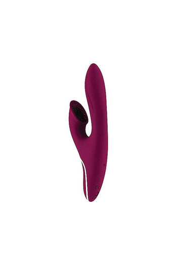Shots - Hiky 2 Rabbit Vibrator with Clitoral Stimulator - Purple - Stag Shop