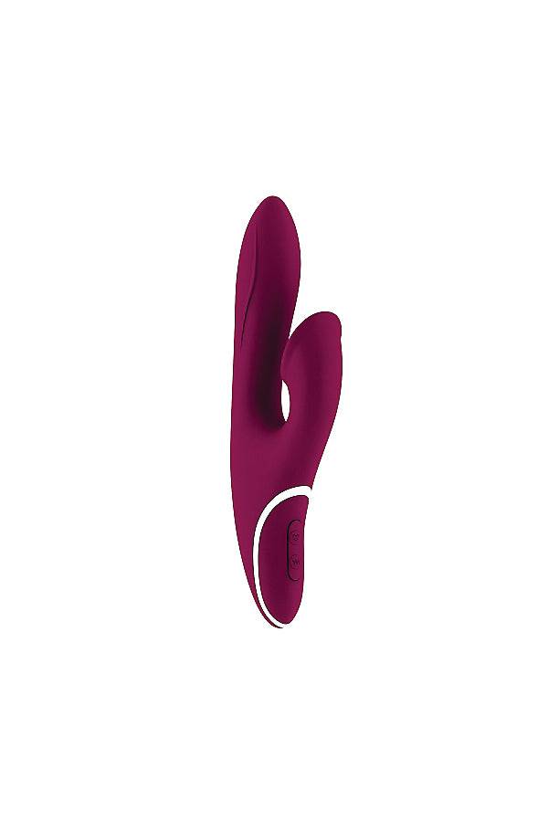 Shots - Hiky 2 Rabbit Vibrator with Clitoral Stimulator - Purple - Stag Shop
