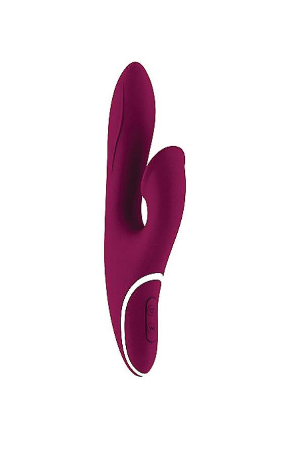 Shots - Hiky 2 Rabbit Vibrator with Clitoral Stimulator - Purple - Stag Shop