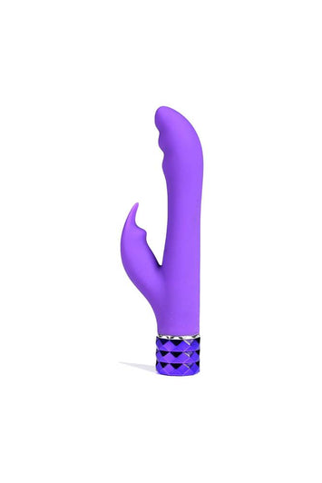 Maia Toys - Hailey Crystal Gems Rabbit Vibrator - Purple - Stag Shop