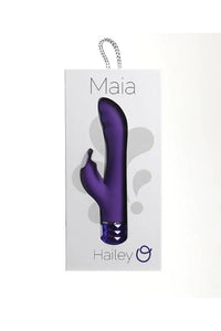 Thumbnail for Maia Toys - Hailey Crystal Gems Rabbit Vibrator - Purple - Stag Shop