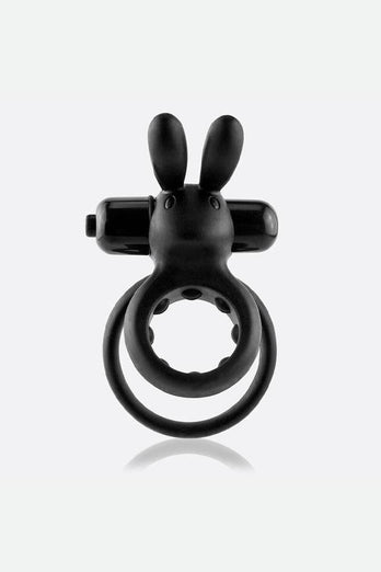 Screaming O - O Hare Vibrating Double Cock Ring - Black - Stag Shop