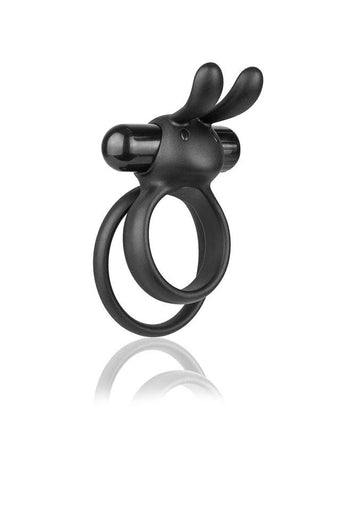 Screaming O - O Hare XL Vibrating Double Cock Ring - Black - Stag Shop