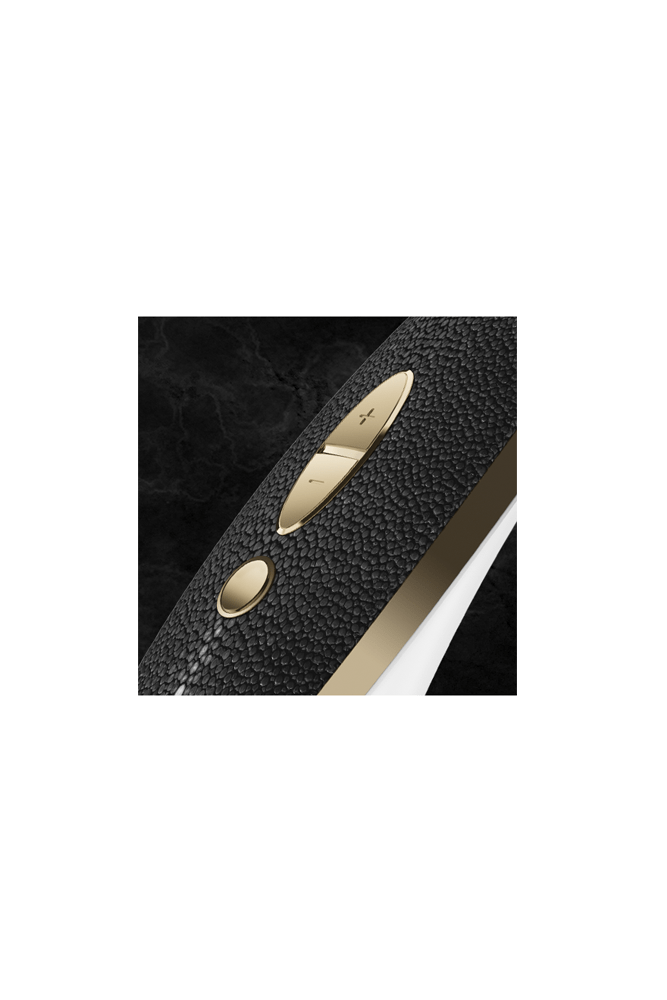 Satisfyer - Luxury - Haute Couture Clitoral Stimulator - Black/Gold - Stag Shop