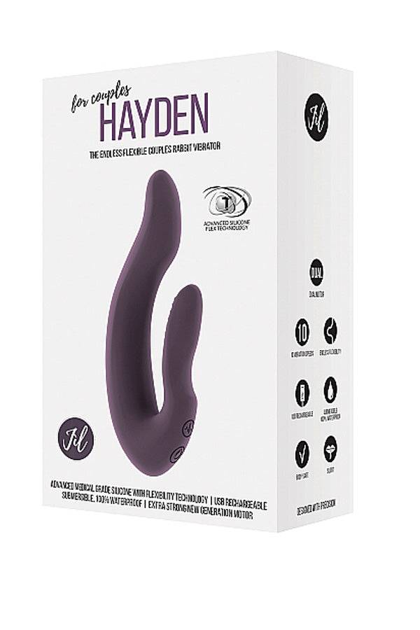 Shots Toys - Jil - Hayden - Dual Vibrator - Purple - Stag Shop