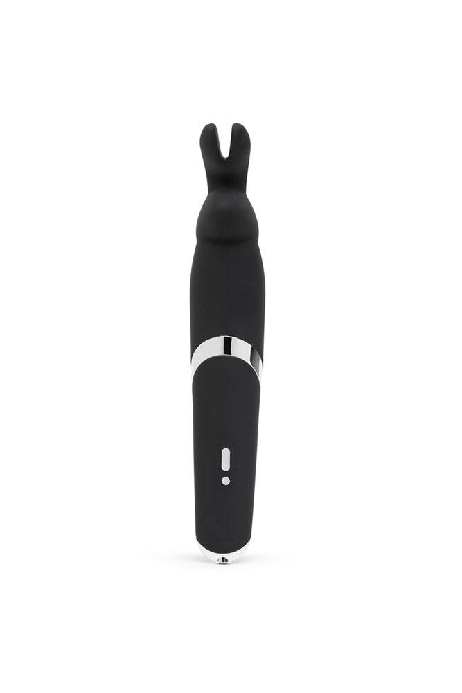 Lovehoney - Happy Rabbit - Rechargeable Vibrating Rabbit Ear Wand - Black - Stag Shop