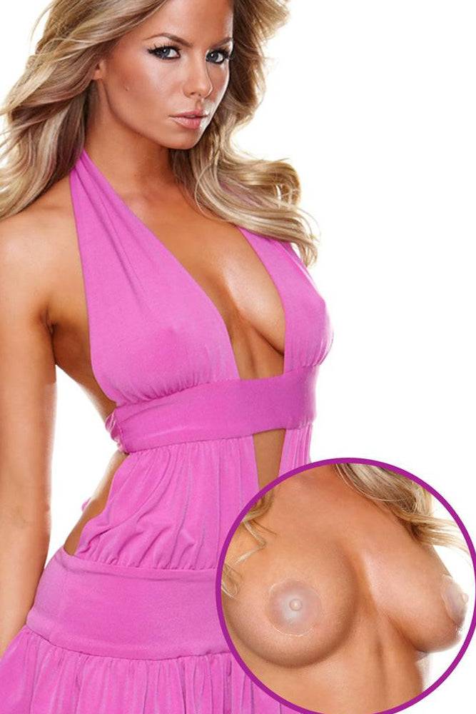 Hollywood Curves - HC020 - Perky Silicone Nipple Enhancer - Beige - Stag Shop