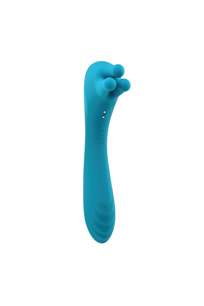 Evolved - Heads or Tails Double Ended Vibrator - Blue - Stag Shop