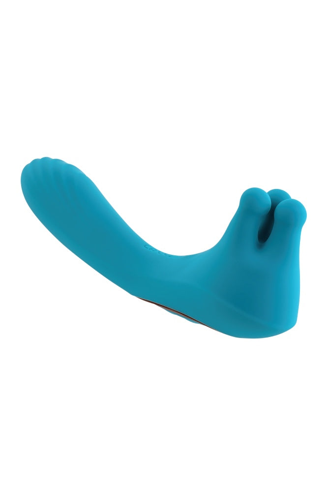 Evolved - Heads or Tails Double Ended Vibrator - Blue - Stag Shop