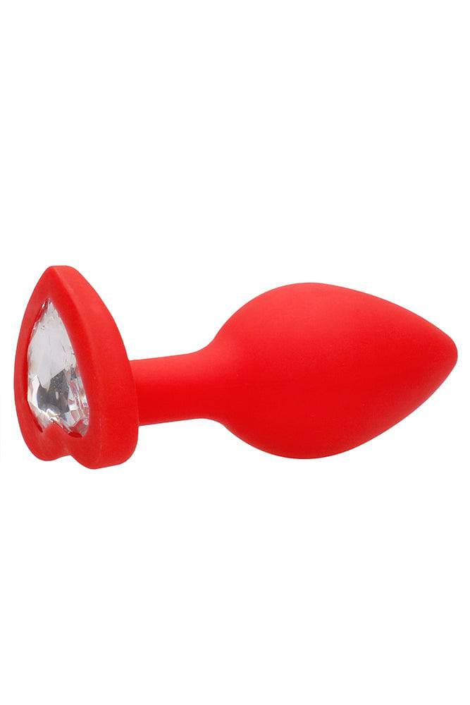 Ouch by Shots Toys - Diamond Heart Butt Plug - Assorted - Stag Shop