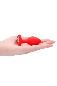 Thumbnail for Ouch by Shots Toys - Diamond Heart Butt Plug - Assorted - Stag Shop