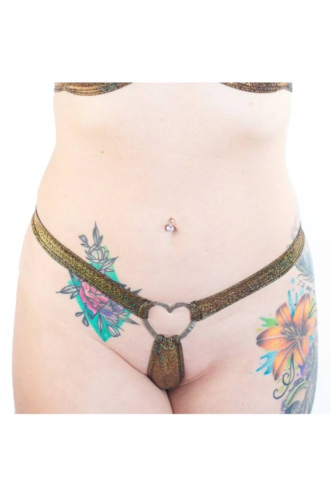 BodyZone - Heart Thong - Assorted Colours - Stag Shop