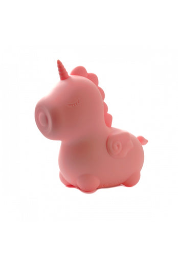 Creative Conceptions - Unihorn Heart Throb Pulsing Vibrator - Pink - Stag Shop