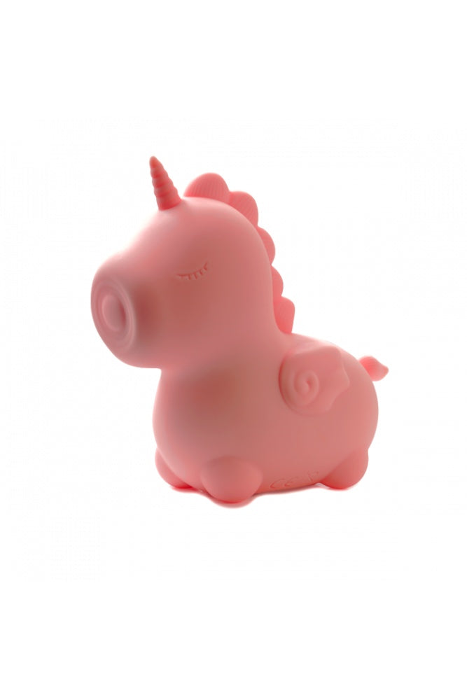 Creative Conceptions - Unihorn Heart Throb Pulsing Vibrator - Pink - Stag Shop