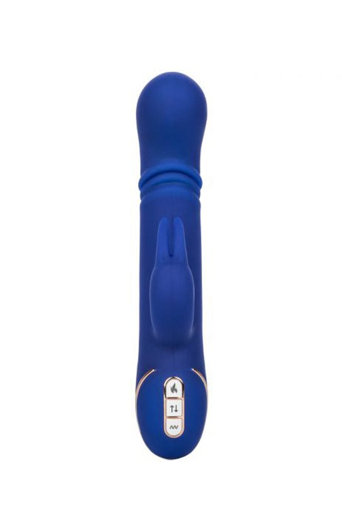 Cal Exotics - Jack Rabbit Signature - Heated Thrusting G Rabbit - Blue - Stag Shop