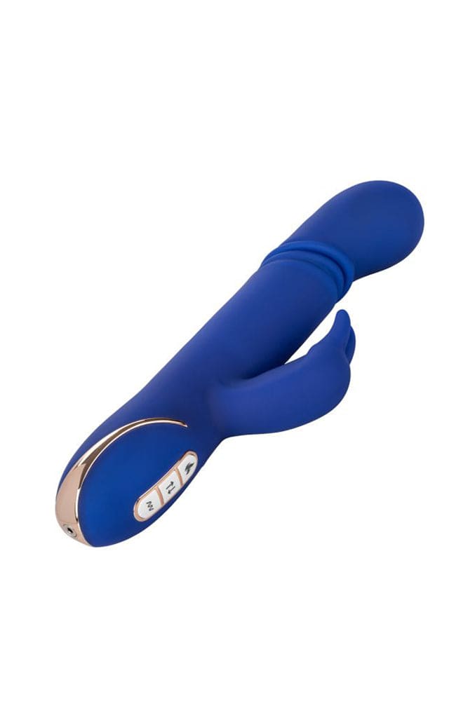 Cal Exotics - Jack Rabbit Signature - Heated Thrusting G Rabbit - Blue - Stag Shop