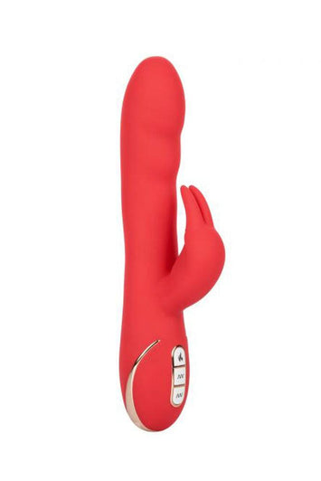 Cal Exotics - Jack Rabbit Signature - Heated Ultra-Soft Rabbit - Red - Stag Shop