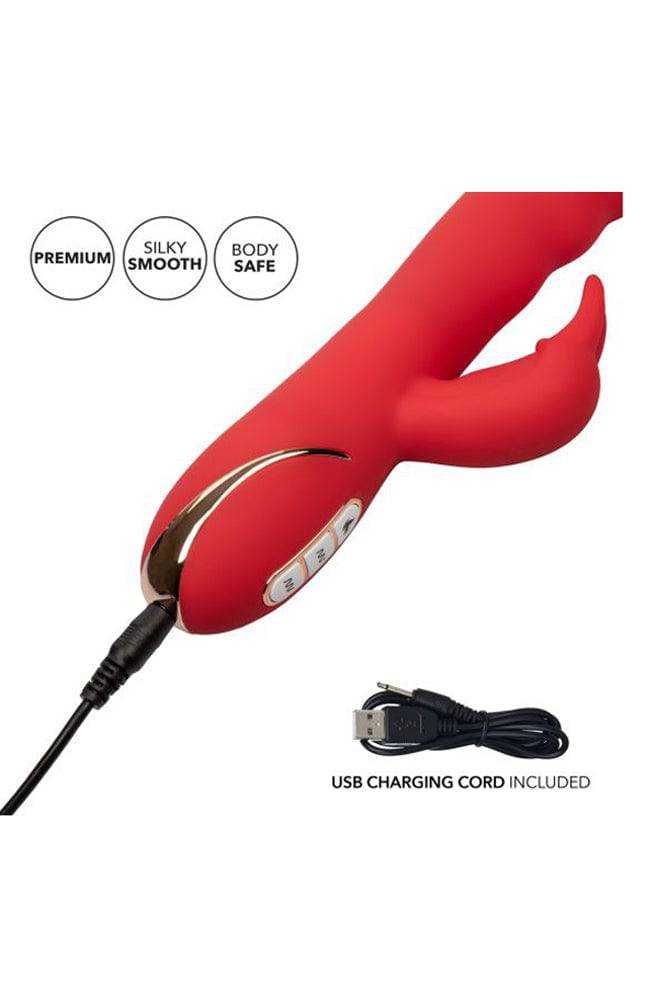 Cal Exotics - Jack Rabbit Signature - Heated Ultra-Soft Rabbit - Red - Stag Shop