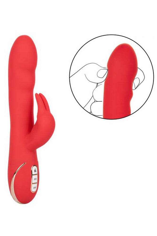 Cal Exotics - Jack Rabbit Signature - Heated Ultra-Soft Rabbit - Red - Stag Shop