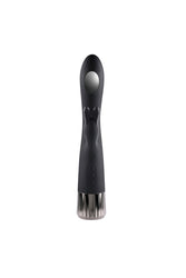 Evolved - Heat up & Chill Heating and Cooling Rabbit Vibrator - Black - Stag Shop