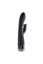 Evolved - Heat up & Chill Heating and Cooling Rabbit Vibrator - Black - Stag Shop