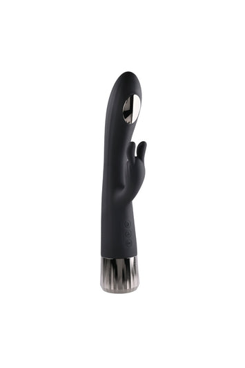 Evolved - Heat up & Chill Heating and Cooling Rabbit Vibrator - Black - Stag Shop