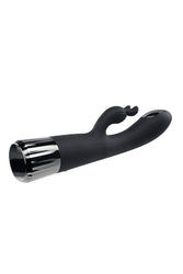 Evolved - Heat up & Chill Heating and Cooling Rabbit Vibrator - Black - Stag Shop