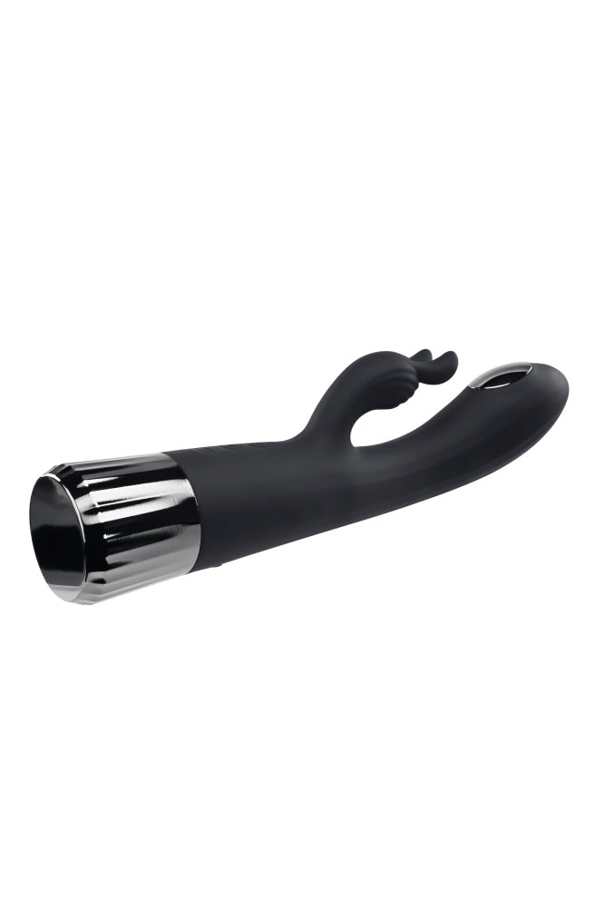 Evolved - Heat up & Chill Heating and Cooling Rabbit Vibrator - Black - Stag Shop