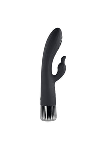 Thumbnail for Evolved - Heat up & Chill Heating and Cooling Rabbit Vibrator - Black - Stag Shop