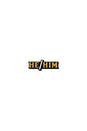 Wood Rocket - He/Him Pronoun Enamel Pin - Gold - Stag Shop