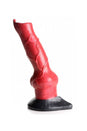 XR Brands - Creature Cocks - Hellhound Canine Penis Silicone Dildo - Red - Stag Shop
