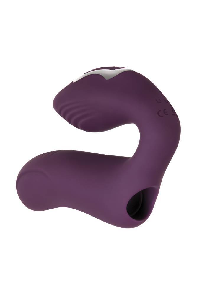 Evolved - Helping Hand - Dual Stimulation Finger Vibrator - Purple - Stag Shop