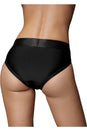 Ouch by Shots Toys - Vibrating Strap-on Hipster Panty Harness - Black - Various Sizes - Stag Shop