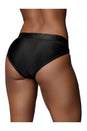 Ouch by Shots Toys - Vibrating Strap-on Hipster Panty Harness - Black - Various Sizes - Stag Shop