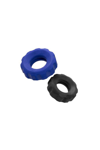 Oxballs - Hunkyjunk - Cog 2-Pack Cock Rings - Assorted - Stag Shop