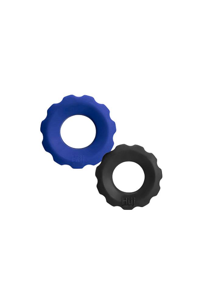 Oxballs - Hunkyjunk - Cog 2-Pack Cock Rings - Assorted - Stag Shop