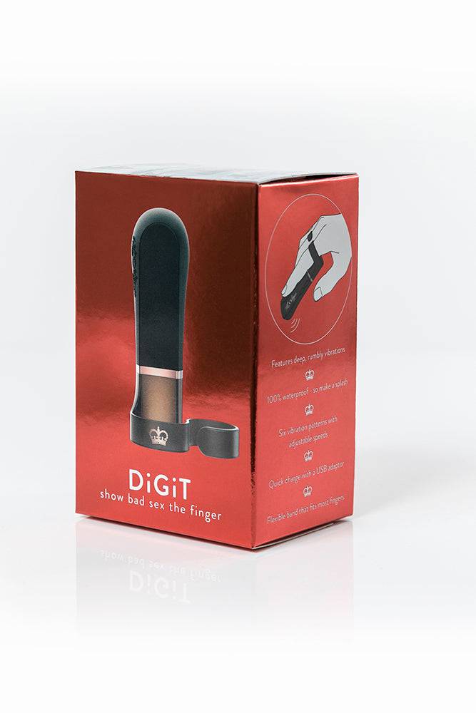 Hot Octopuss - Digit Finger Vibrator - Black - Stag Shop