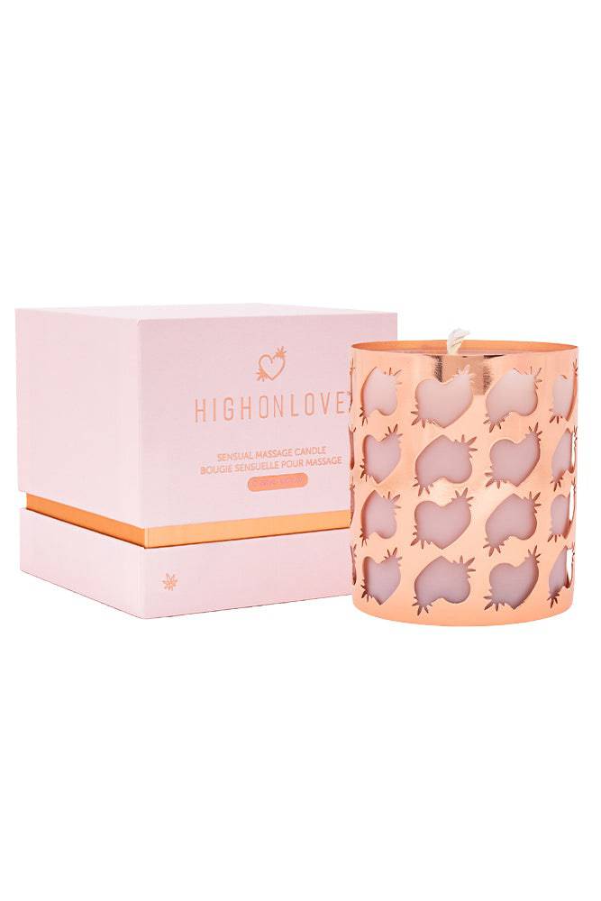 HighOnLove - Sensual Hemp Oil Massage Candle - Stag Shop