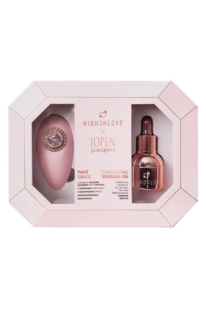 HighOnLove - Objects of Desire Gift Kit - Stimulating Oil & Palm Massager - Stag Shop