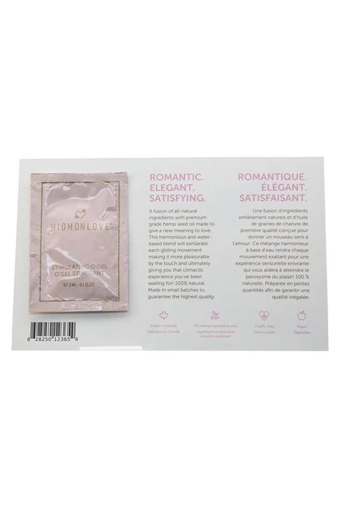 HighOnLove - Stimulating Orgasm Hemp Oil - 3ml Sample Packet - Stag Shop