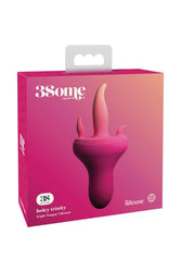 Pipedream - 3Some - Holey Trinity Triple Tongue Vibrator - Pink - Stag Shop