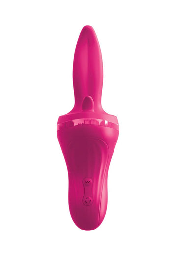 Pipedream - 3Some - Holey Trinity Triple Tongue Vibrator - Pink - Stag Shop
