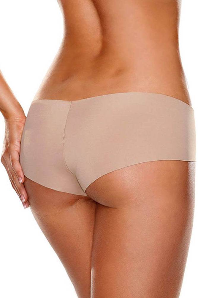 Hollywood Curves - HC022 - Invisible Booty Short Panty - Nude - Stag Shop
