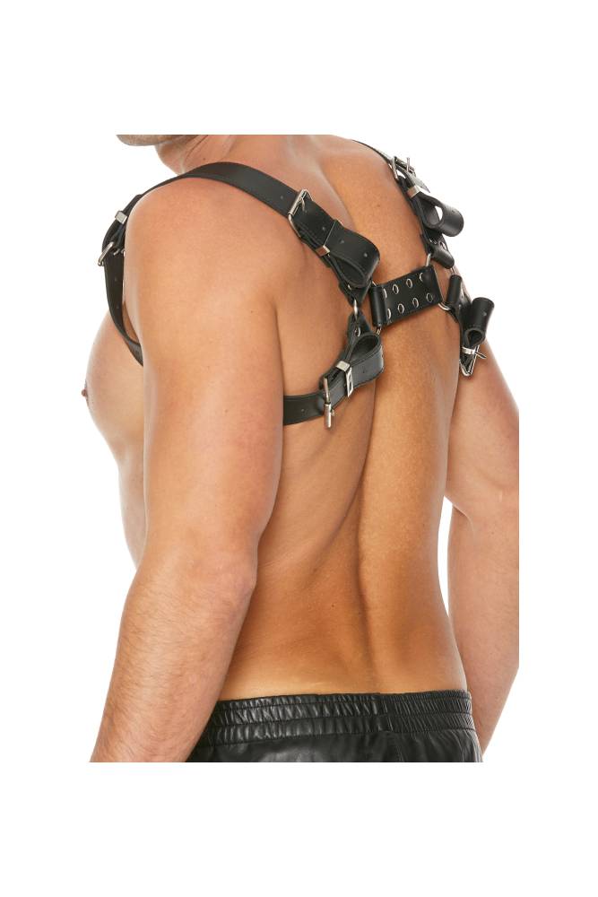 Ouch by Shots Toys - Holster Harness - Black - Stag Shop