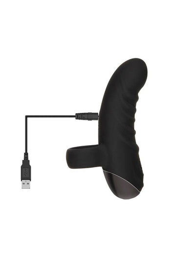 Evolved - Hooked On You  Finger Vibrator - Black - Stag Shop